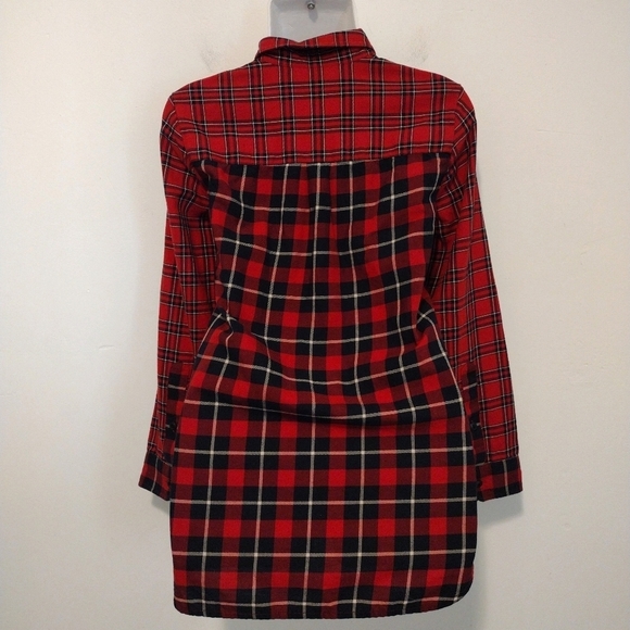 Madewell - Ex Boyfriend Mixed Plaid Patchwork Shirt - Picture 10 of 16